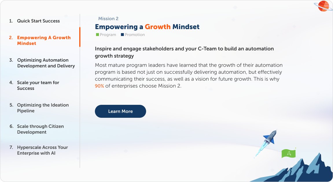 Assessment flow and mission assignment design